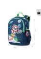 Morral + Libro Para Colorear Panda Space Para Niño Mediano Azul de Totto