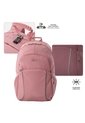 Morral Mochila Para Mujer Porta Pc Rosa Claro Cambri Totto de Totto