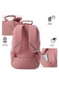 Morral Mochila Para Mujer Porta Pc Rosa Claro Cambri Totto de Totto
