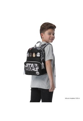 Morral Para Niño Star Wars Jedi Pequeño Negro