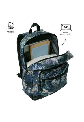 Morral Universitario Porta PC 14" Tocax Negro Hombre