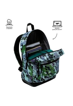 Morral Universitario Porta PC 14" Tocax Gris Hombre