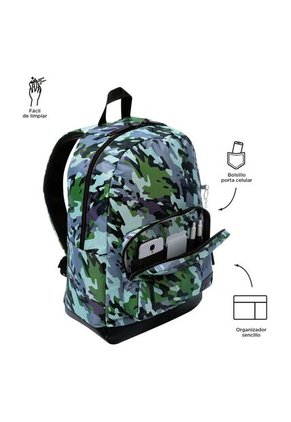 Morral Universitario Porta PC 14" Tocax Gris Hombre