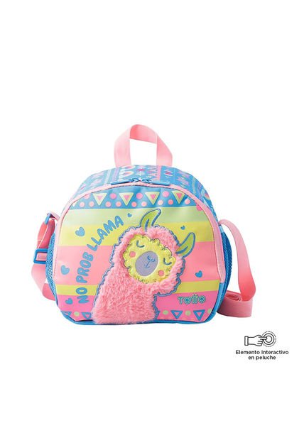 Lonchera Para Niña Llama Azul