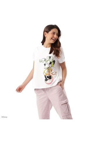 Camiseta Estampada Para Mujer Minnie Mouse In Real Life Feel Totto