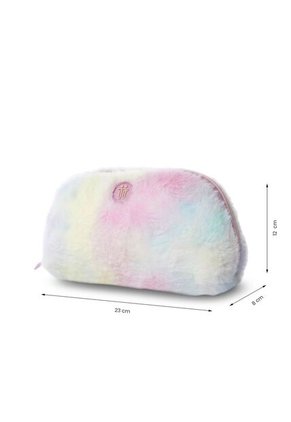 Cartuchera Escolar En Peluche Para Niña Fluffy Rosada