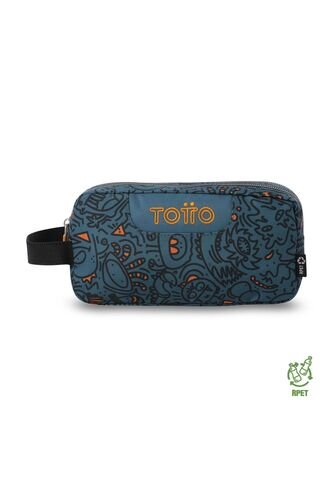 Cartuchera Multiuso Escuadra Grande Azul Hombre Totto