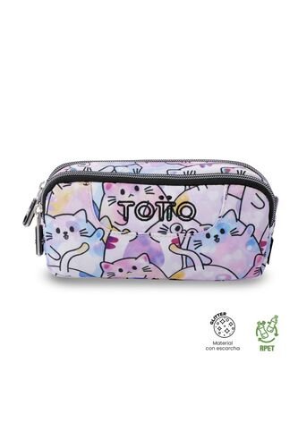 Cartuchera Multiuso Sobre Glitter Pequeña Rosada Mujer Totto