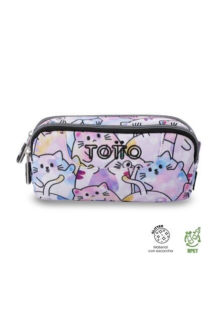 Cartuchera Multiuso Sobre Glitter Pequeña Rosada Mujer