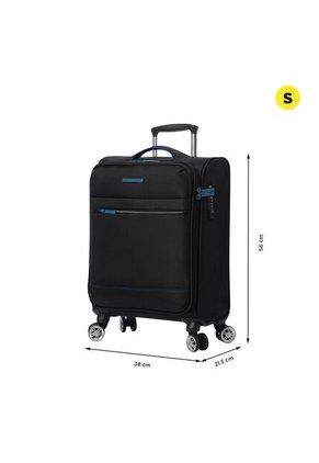 Maleta De Cabina 360 Liviana De 10 Kilos Negra