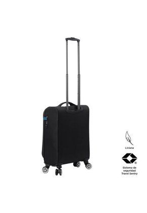 Maleta De Cabina 360 Liviana De 10 Kilos Negra