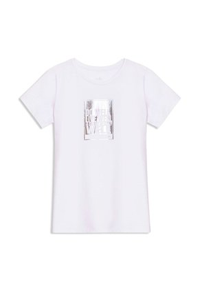 Camiseta Estampada Para Mujer Prime Manga Corta Blanca