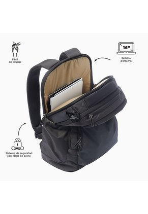 Morral Ejecutivo Porta PC 16" Gtx 2.0 Negro Hombre