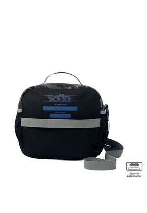 Lonchera Térmica Para Niño Helmet Racer Grande Negra