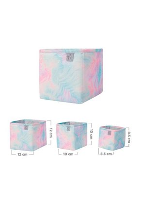 Juego De 3 Cajas Organizadoras En Tela Boxi.