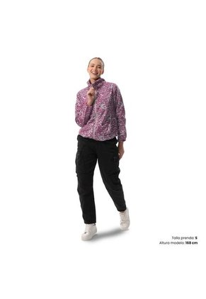 Chaqueta Cortavientos Para Mujer Clickout Morado