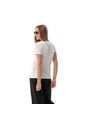 Camiseta Estampada Para Mujer Dusti Manga Corta Blanca de Totto