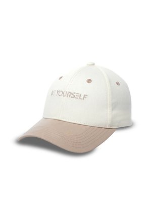 Gorra Beisbolera Pompe Color Blanca/Beige