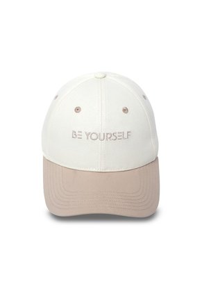 Gorra Beisbolera Pompe Color Blanca/Beige