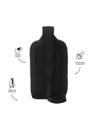 Bolso Hombre Porta Tableta 10" Felt Negro