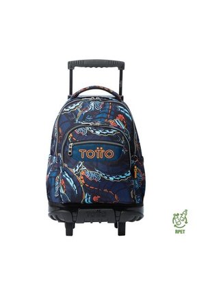 Morral Ruedas Niño Porta PC 15.4" Bomper Renglon Azul