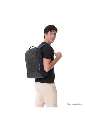 Morral Universitario Detroit Porta PC 16" Negro Hombre