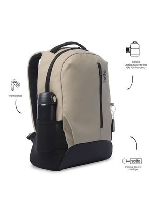 Morral Universitario Detroit Porta PC 16" Café Hombre