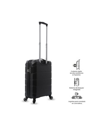 Maleta De Cabina 360 Rayatta 10 Kilos Negra