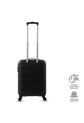 Maleta De Cabina 360 Rayatta 10 Kilos Negra