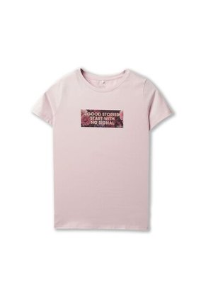 Camiseta Estampada Para Mujer Prime Manga Corta Rosada
