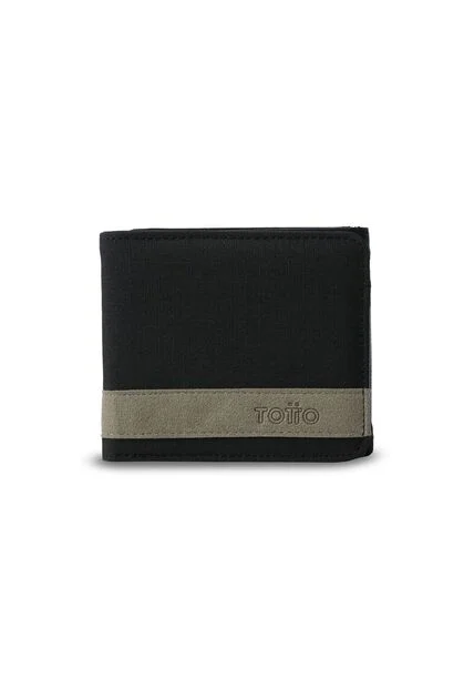 Billetera Hombre Lad Grande Con RFID Blocker Negra