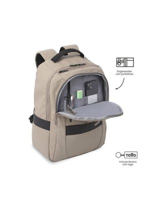 Morral Ejecutivo Porta PC 16" Wivetto 2.0 Café Hombre
