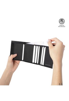 Billetera Hombre Sayle Grande Con RFID Blocker Azul