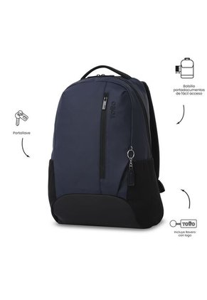 Morral Universitario Detroit Porta PC 16" Azul Hombre