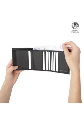 Billetera Hombre Sayle Grande Con RFID Blocker Gris