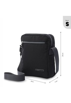 Bolso Cruzado Urbana Retro Negro Totto