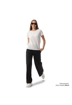 Camiseta Estampada Para Mujer Prime Manga Corta Blanca