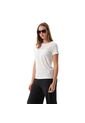 Camiseta Estampada Para Mujer Prime Manga Corta Blanca de Totto