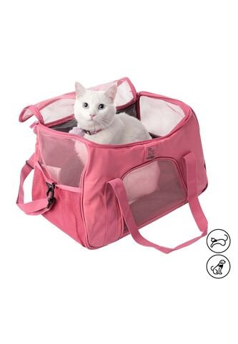 Tula Cargador De Mascota Marley Rosado Totto