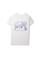 Camiseta Estampada Para Mujer Prime Manga Corta Blanca de Totto
