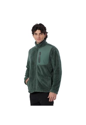 Buzo Para Hombre Marquez Sherpa Cuello Alto Verde