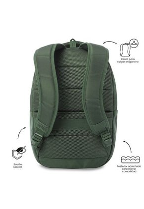Morral Ejecutivo Porta PC 14" Codec L1 2.0 Verde Hombre
