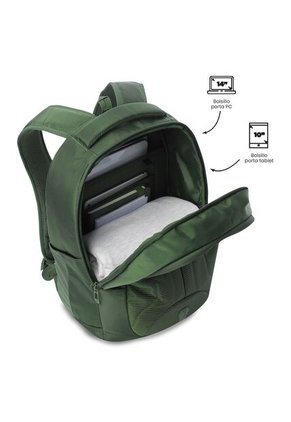 Morral Ejecutivo Porta PC 14" Codec L1 2.0 Verde Hombre
