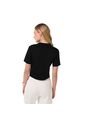 Camisa Polo Saba Para Mujer Negra de Totto