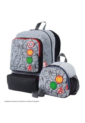 Lonchera Con Aislamiento Térmico Super Avengers Gris