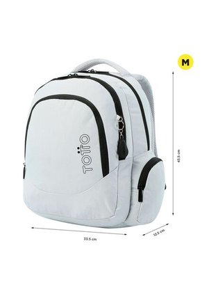 Morral Escolar Porta PC 15.4" Luciano 2.0 Gris