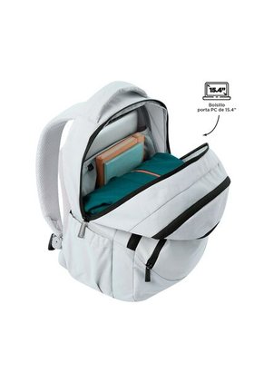 Morral Escolar Porta PC 15.4" Luciano 2.0 Gris