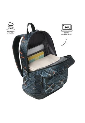 Morral Universitario Porta PC 14" Tocax Negro Hombre