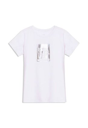Camiseta Estampada Para Mujer Prime Manga Corta Blanca
