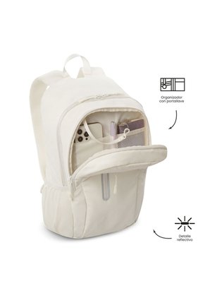 Morral Universitario Sprint Porta PC 14" Blanco Hombre